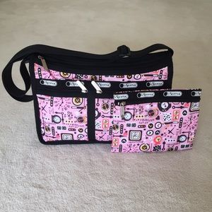 LeSportsac Deluxe Everyday Crossbody&Cosmetics Bag